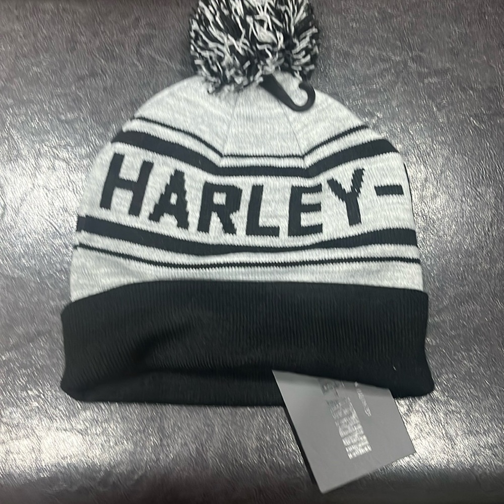 Authentic Harley Davidson Skully NWT. One size fits all. 96% acrylic.